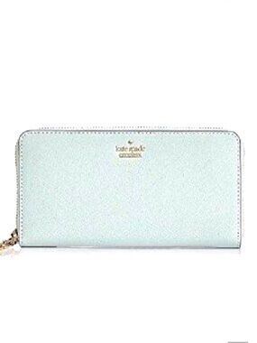 EUC Kate Spade Misty Mint Cameron Street Lacey Wallet
